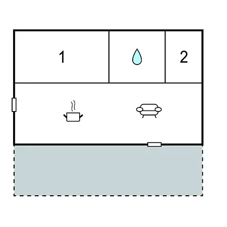 2 Bedroom Cozy In *